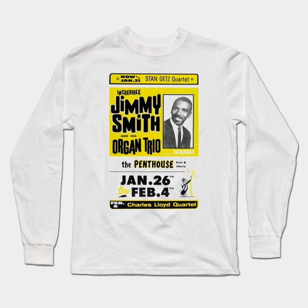 Jimmy Smith Live In Seattle, Washington Long Sleeve T-Shirt by Scum & Villainy